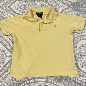 Ralph Lauren Yellow Polo Shirt 2T